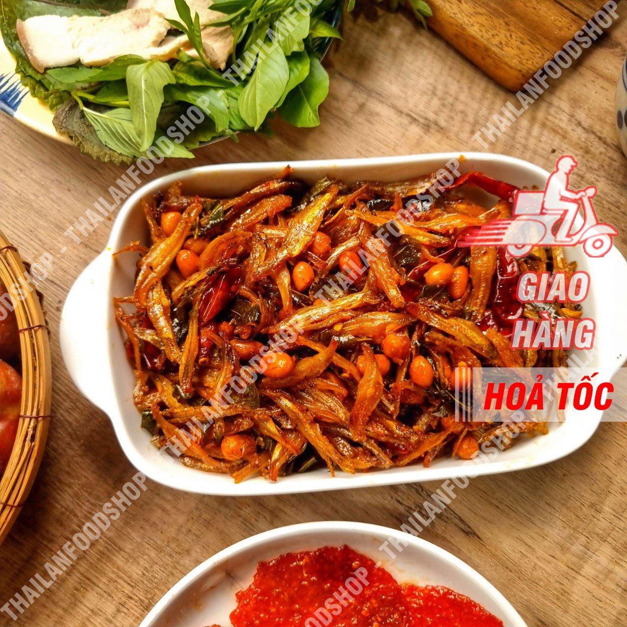 CÁ CƠM RIM ĐẬU PHỘNG (LẠC) Đặc Sản Nghệ An Lon 350gr