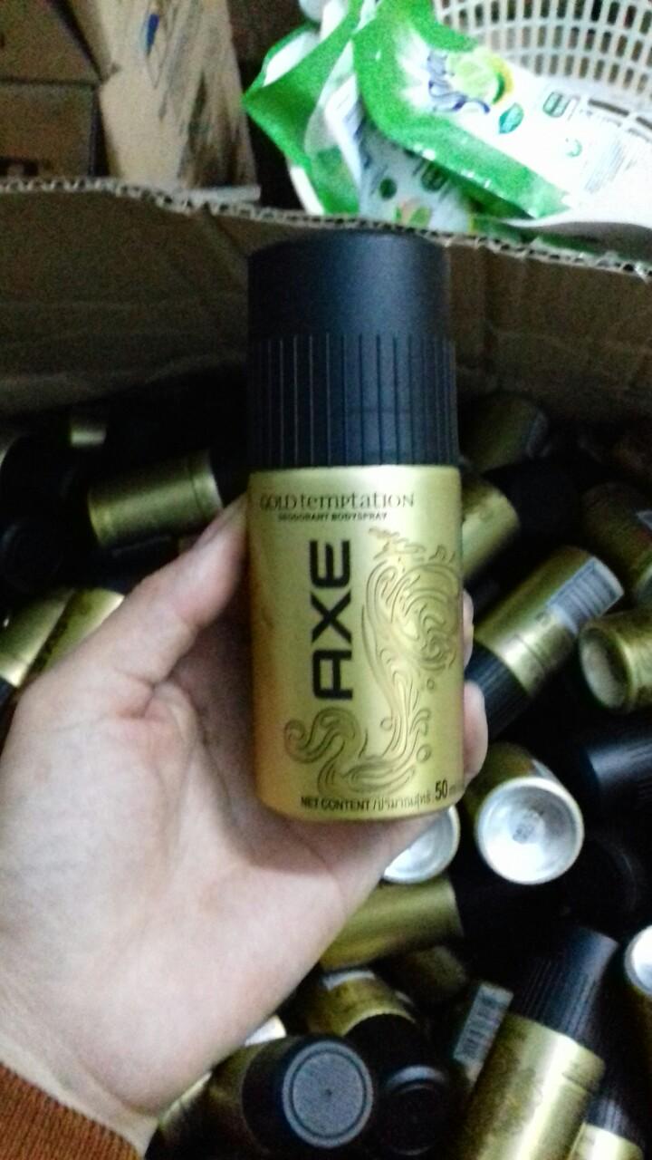 3 chai Xịt khử mùi AXE Gold Temptation mini (50ml) = 150ml
