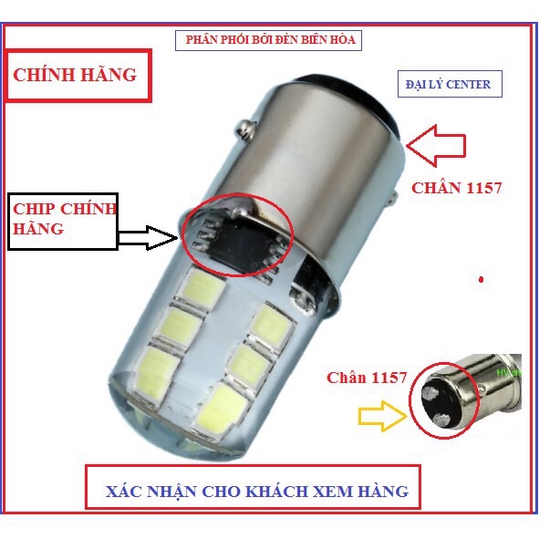 [HCM]Đèn phanh chớp F1 12 tim lớn