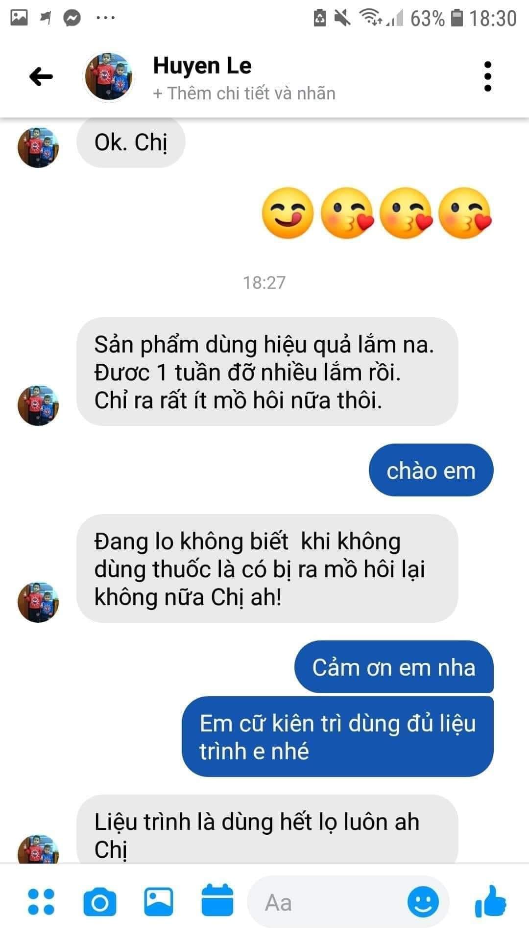 Hôi Nách Trần Kim Huyền (Trị Hôi nách - Hôi chân - Ra mồ hôi nách, tay chân)