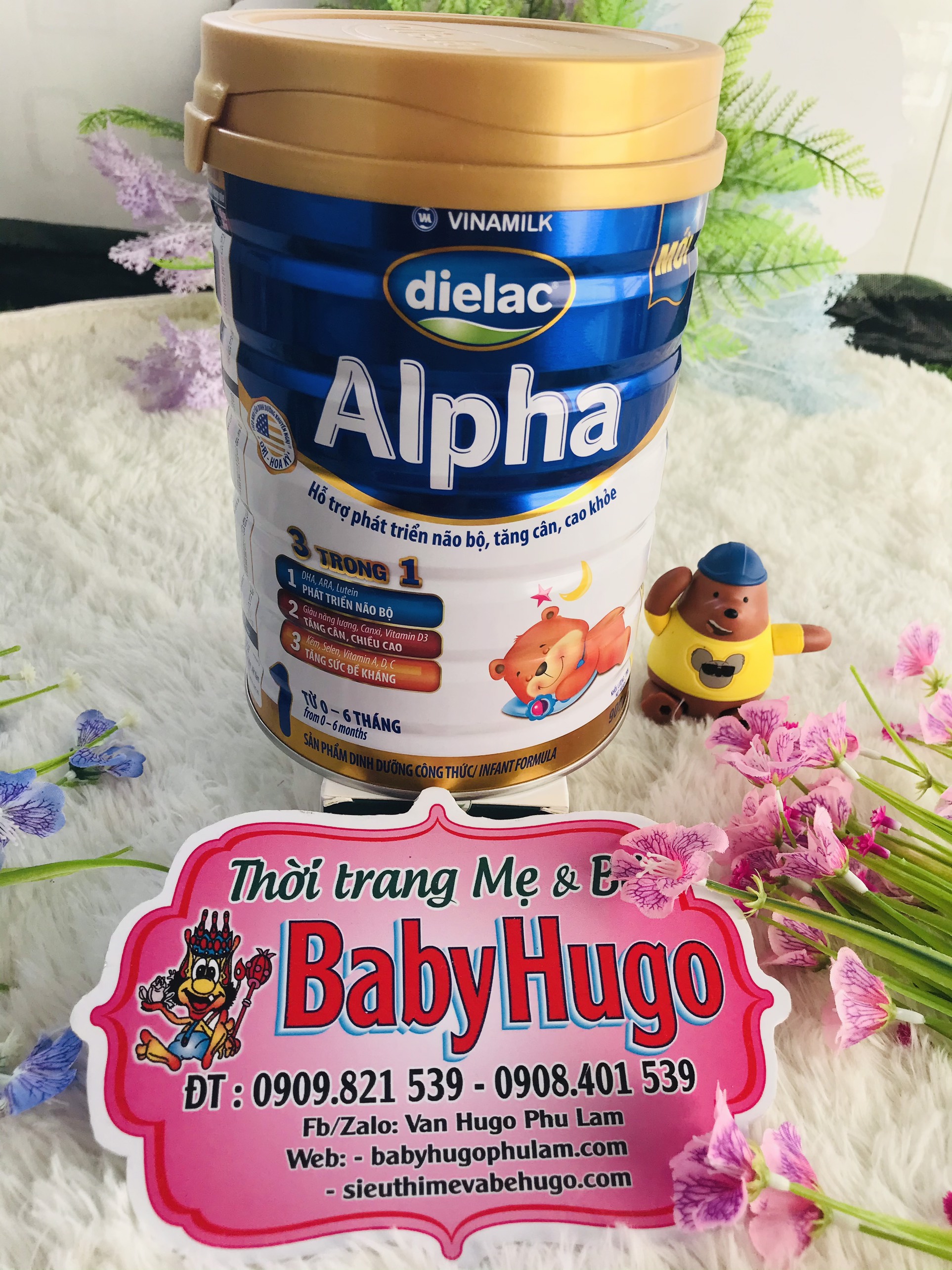 [DATE MỚI ] Sữa Dielac alpha số 1 900g/400g (0-6 tháng)