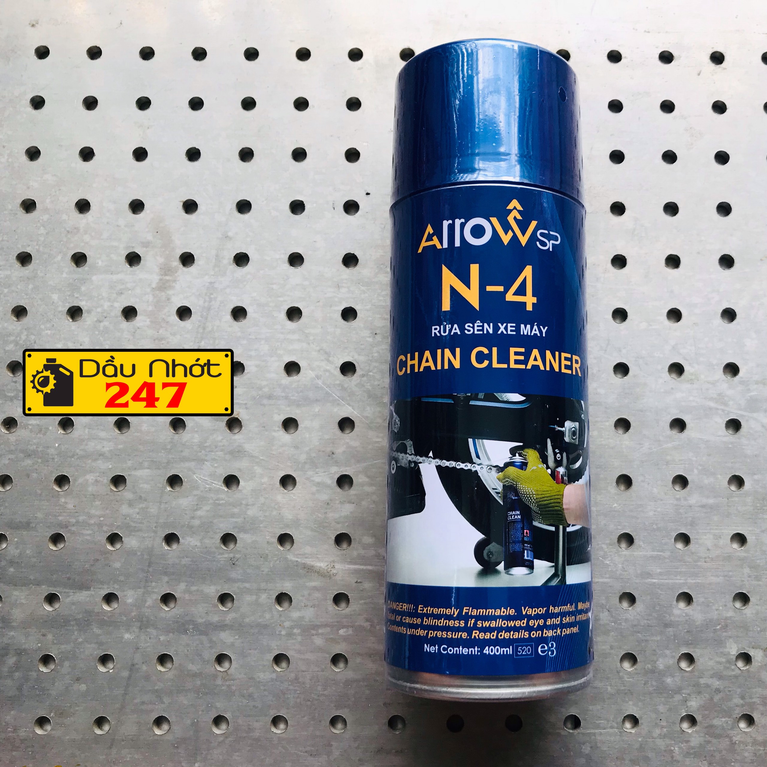 Chai vệ sinh sên xích Arrow SP N4 Chain Cleaner 400ml