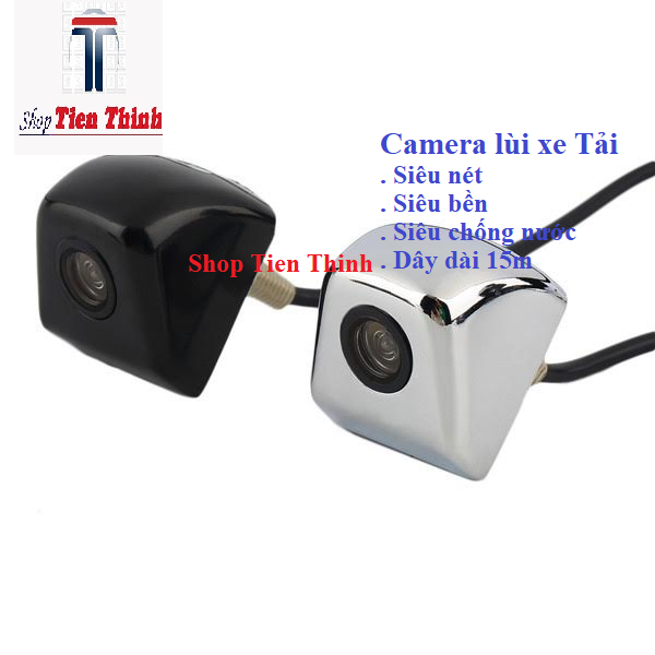 Camera lùi xe Tải hồng ngoại cao cấp, Siêu nét, Siêu bền, siêu chống nước. Dây dài 15m, Sản phẩm an toàn cho những chuyến đi