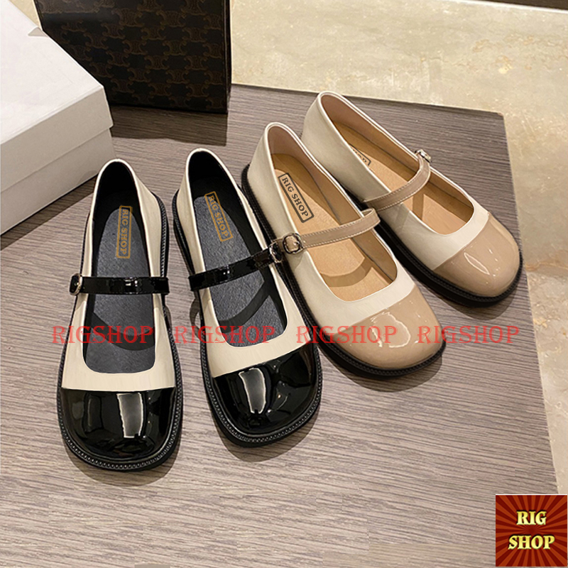 [FORM RỘNG - LÙI 1 SIZE] GIÀY MARY JANE PHỐI MÀU SIÊU XINH - L6