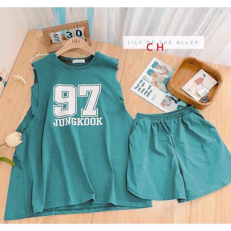Sét 3 món tanktop 97 hàng đẹp dáng rộng thoải mái cá tính