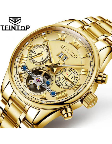 Đồng hồ nam Teintop T8660-8 Đồng hồ chính hãng, Fullbox, Kính sapphire chống xước, Chống nước, Mới 100%