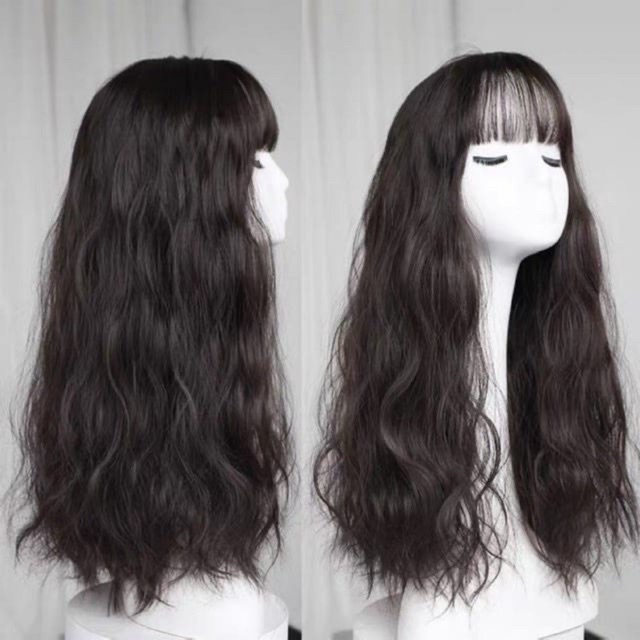 Tóc giả nữ cả đầu ❤️freeship❤️ tóc giả nguyên đầu xù 45cm❤️ ảnh thật