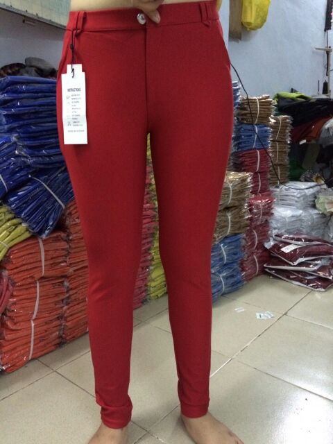 Quần Cotton Đẹp Dây Kéo