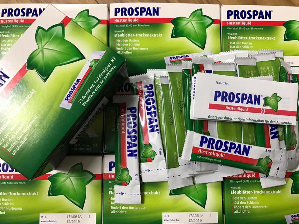 Siro ho prospan của Đức dạng gói