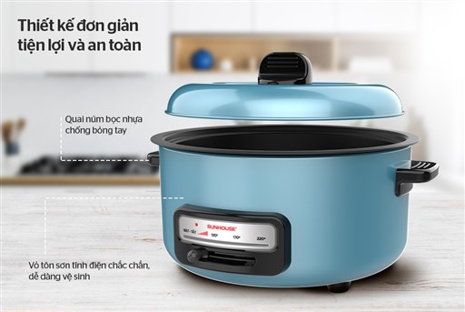 Lẩu điện 3.5L sunhouse SHD4527