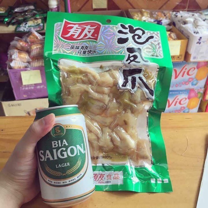 CHÂN GÀ CAY YUYU 100G GÓI XANH