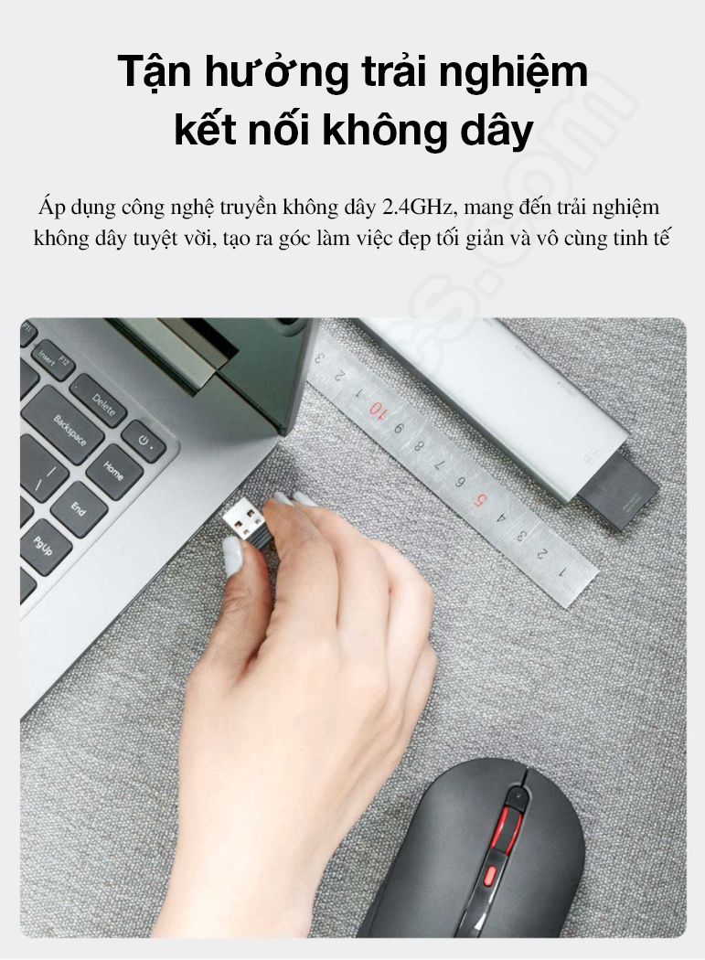 Bộ phím chuột không dây Xiaomi MIIIW Silent version MWWC01