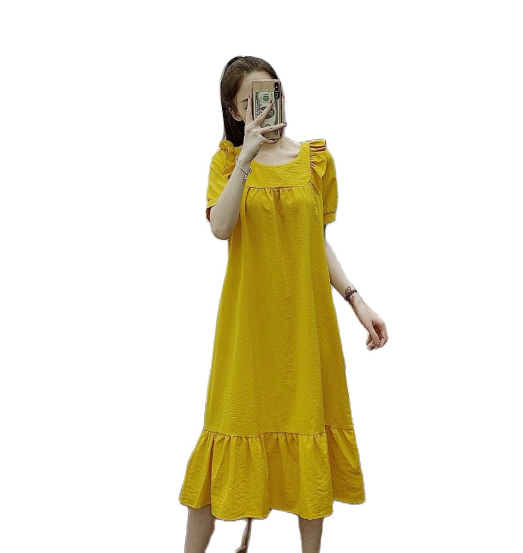 VÁY BẦU, ĐẦM BẦU HOA CÚC MẪU MỚI SIÊU HÓT, CHẤT MỀM, MÁT