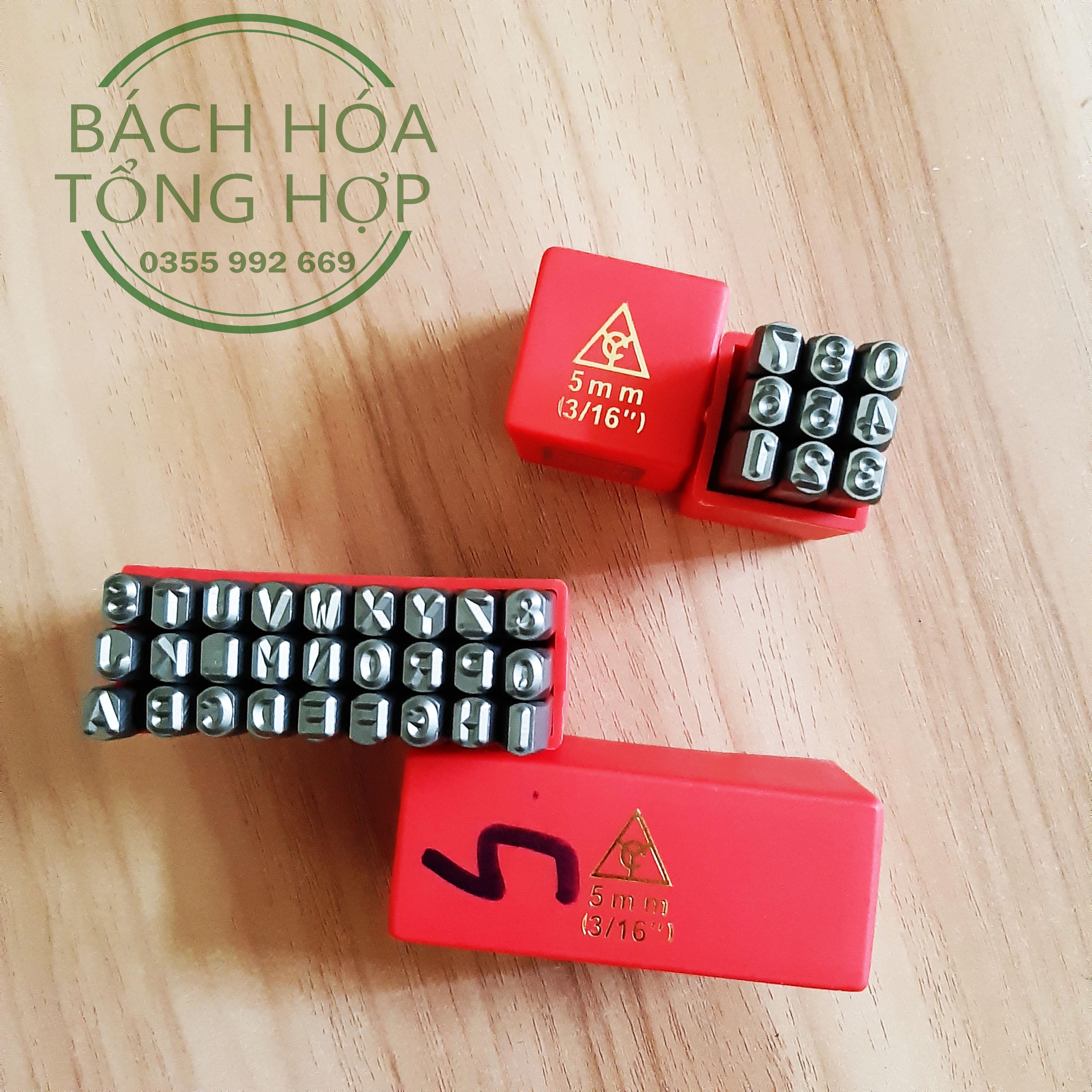 Bộ Đột Chữ Và Số 5mm Chuyên Dụng