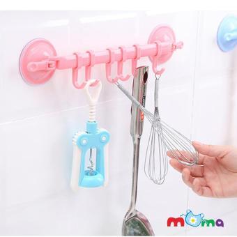[HCM]Móc treo 6 móc chân không tiện dụng đa năng ( màu ngẫu nhiên ).