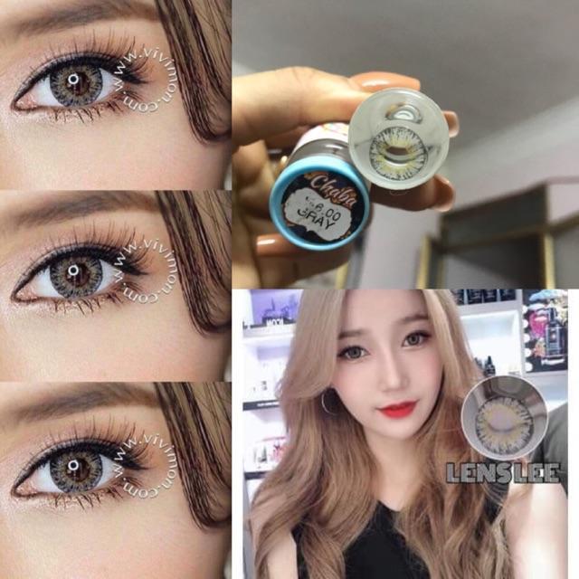 [HCM]lens xám tây sử dụng 1 năm tặng kèm khây đựng