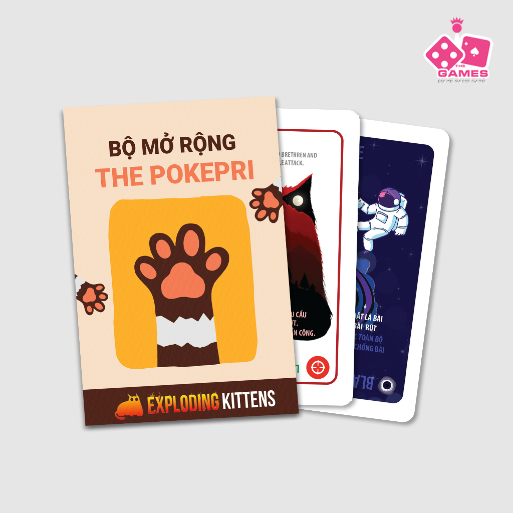 COMBO Mèo Nổ Full 8 Bản mở rộng Exploding kittens VIỆT HÓA CAO CẤP