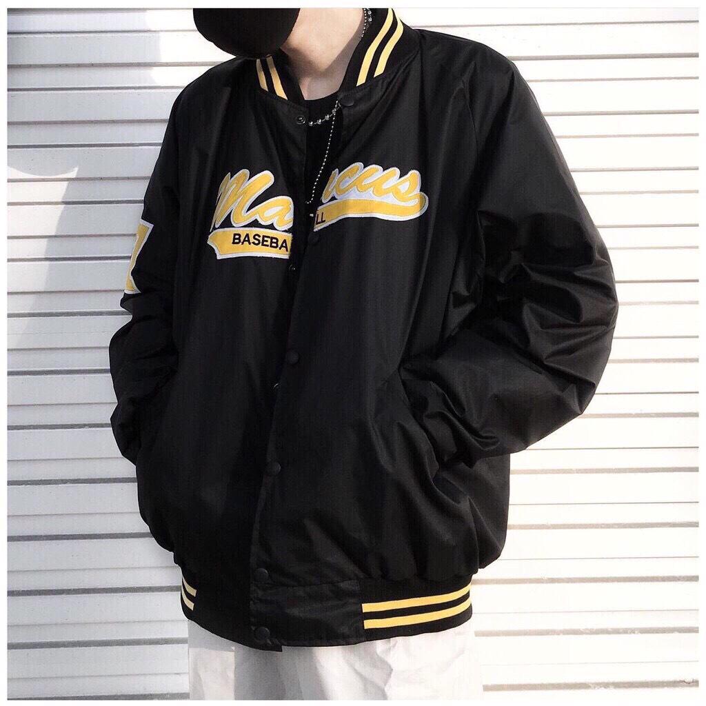 ÁO KHOÁC DÙ PHỐI CỔ BOMBER IN CHỮ MACUS TP17