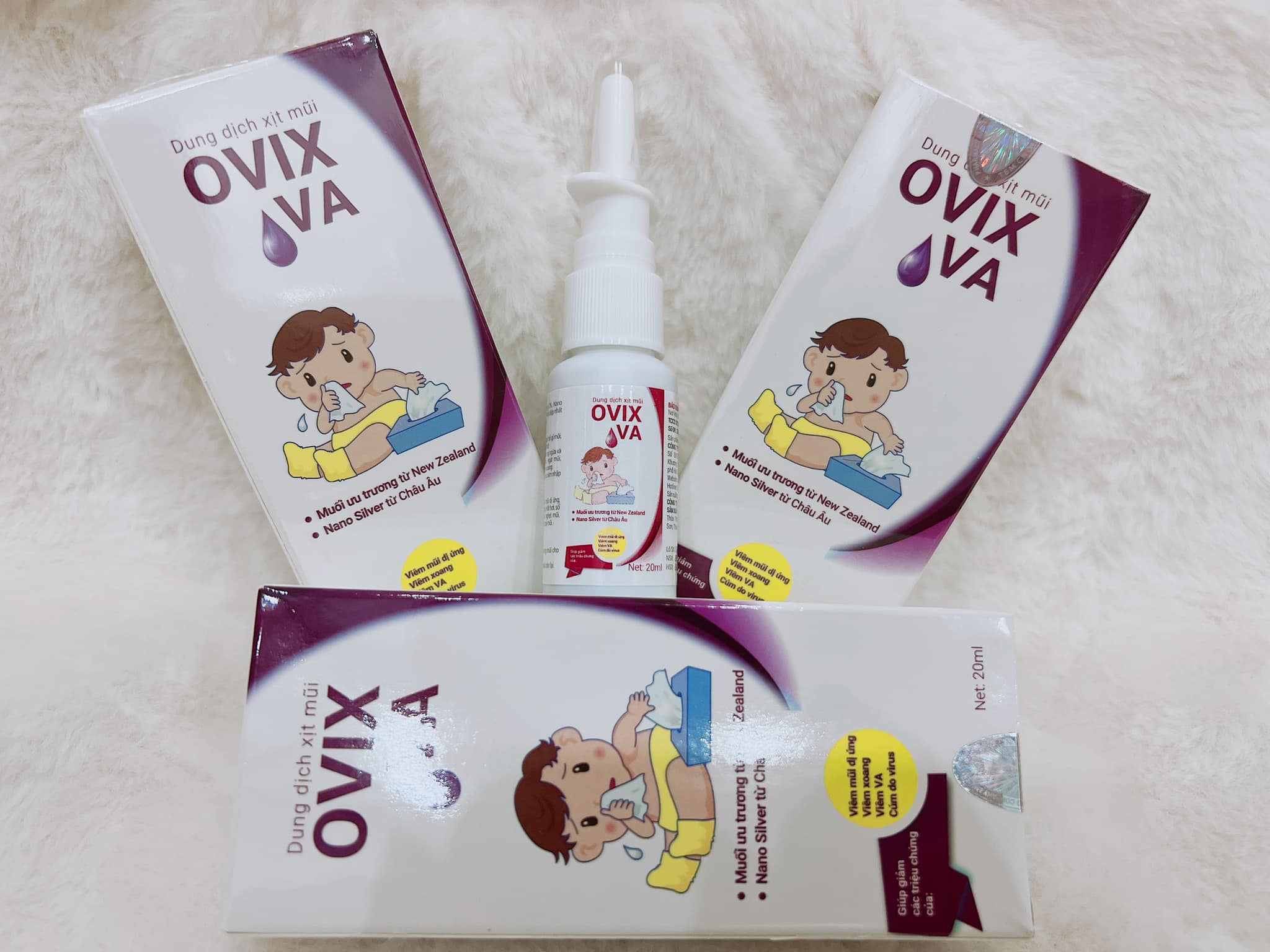 Dung dịch xịt mũi Ovix Baby VA 20ml