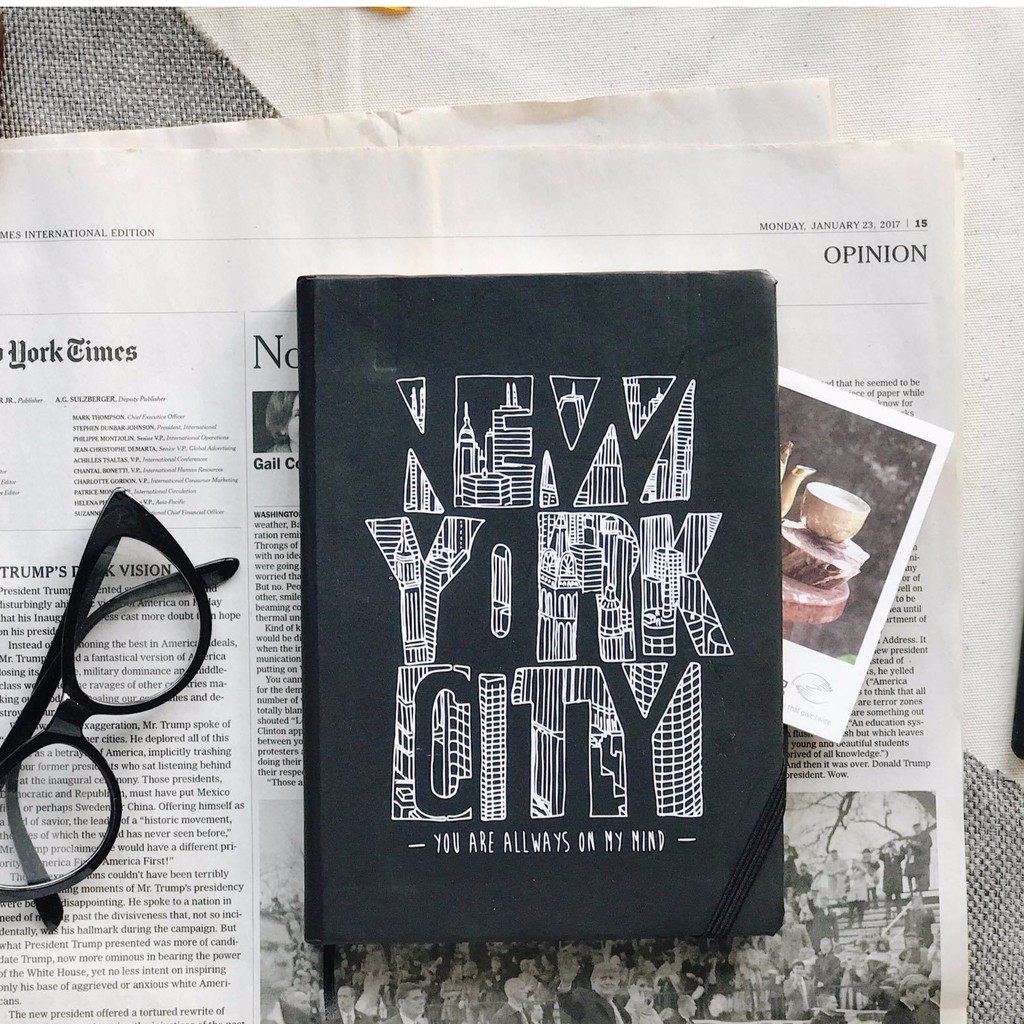 [GIẢM SỐC] Sổ ruột Dot Crabit Notebuck - New york - sổ dotgrid ( 1511)