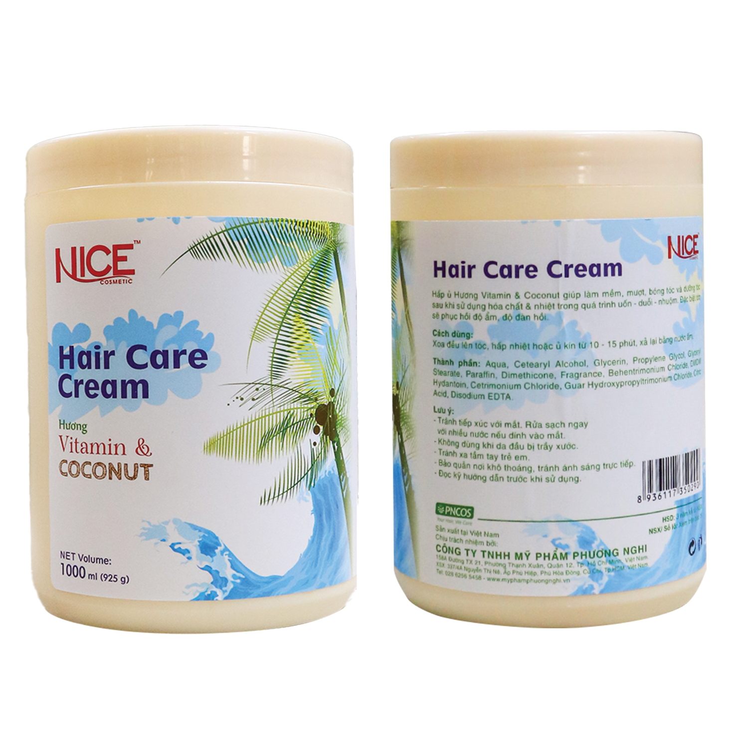 Hấp ủ tóc tinh dầu dừa Nice 1000ml