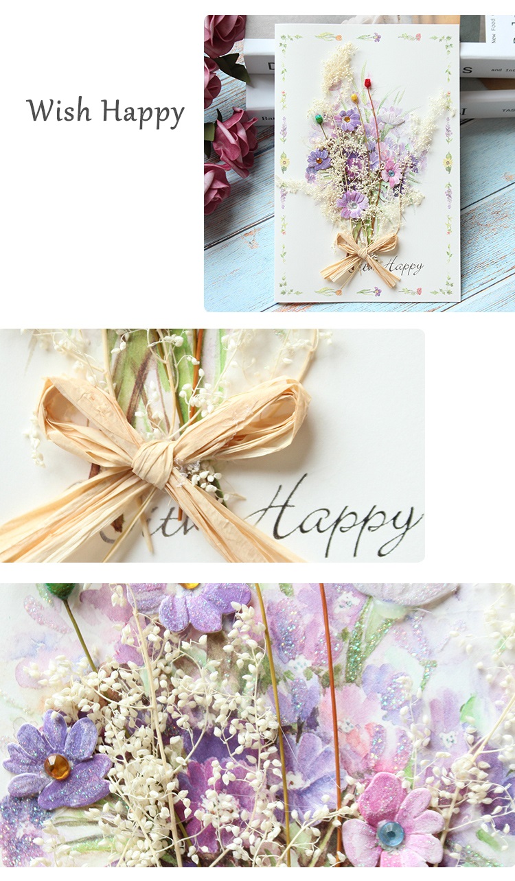 Thiệp hoa Handmade