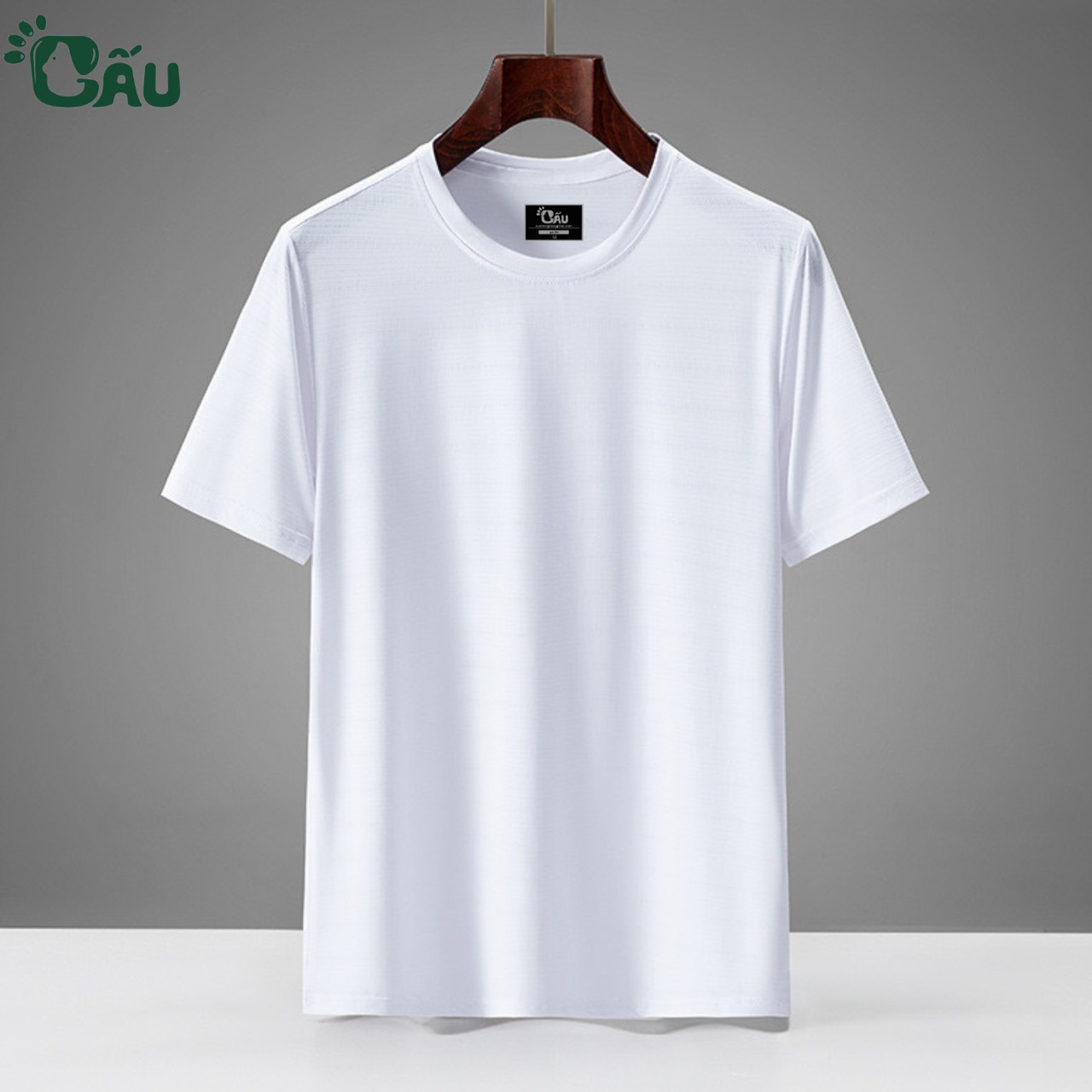 Áo thun nam gấu 194 vải thun mè co dãn 4 chiều, phong cách thể thao - gym - bóng đá, from slim fit - mè ngang