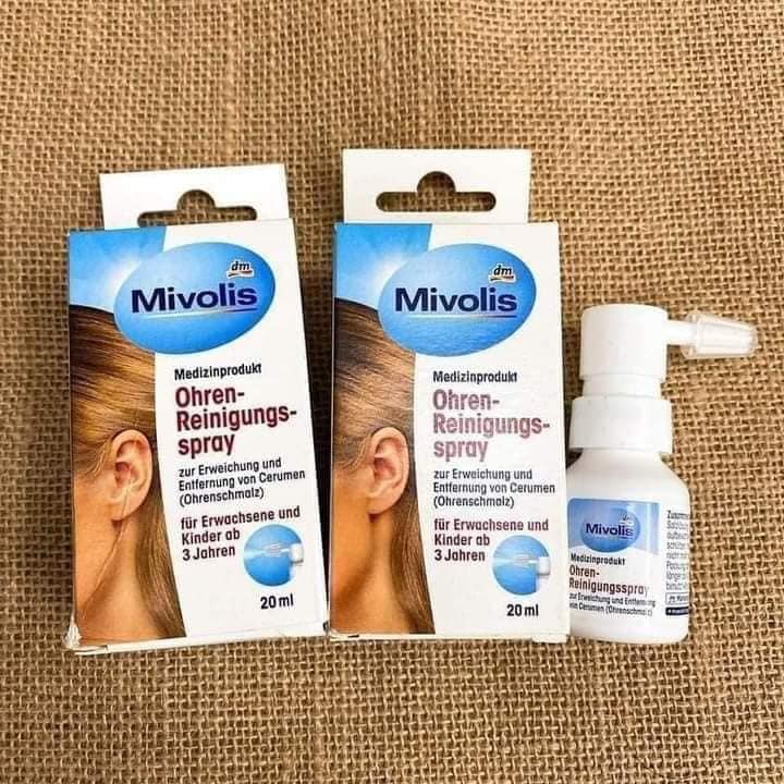 Xịt tan ráy tai mivolis Đức