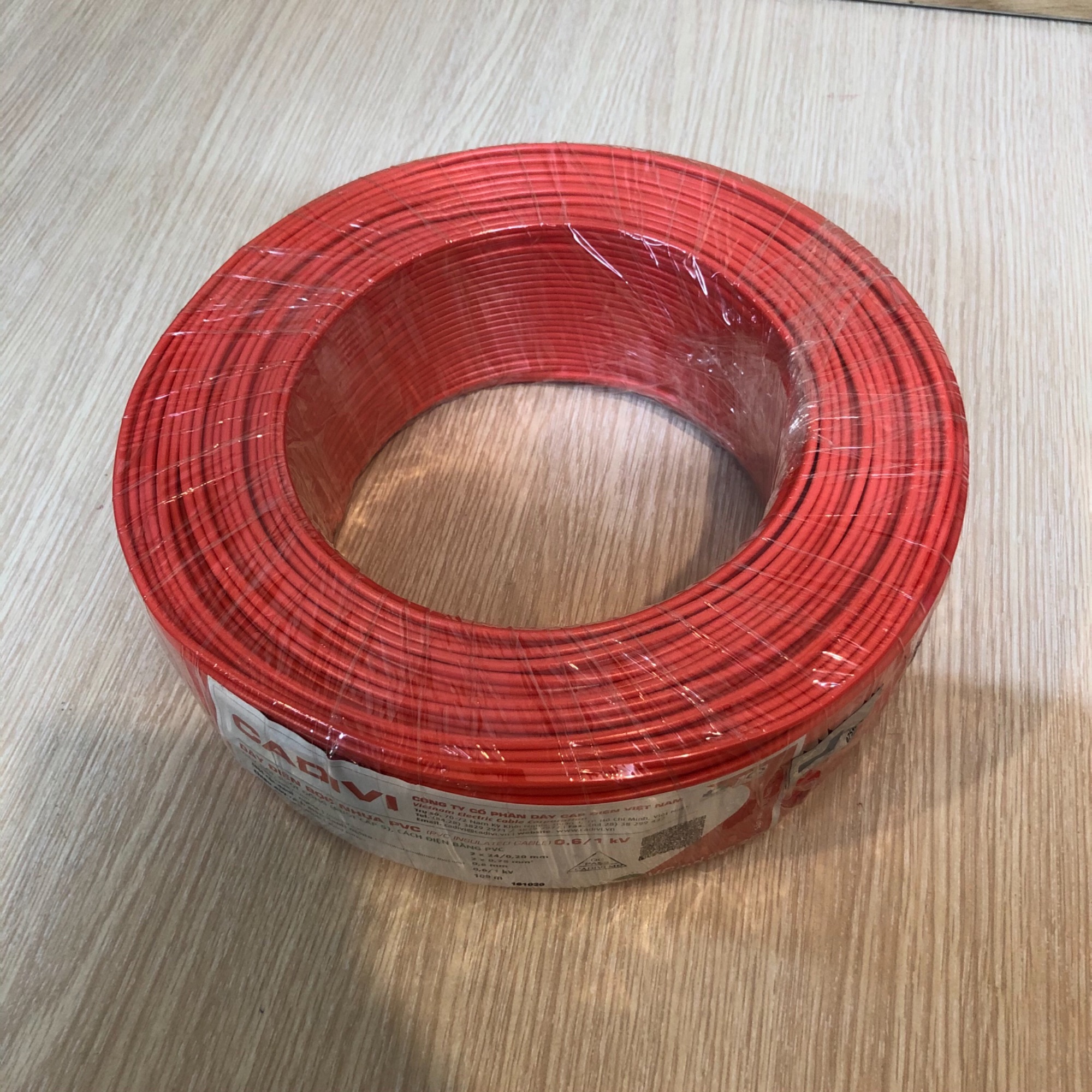 [HCM]Dây điện đôi 2x24 cadivi 100m