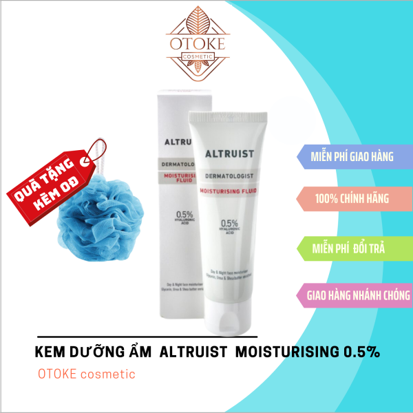 Kem dưỡng Altruist moisturising fluid 0.5% Hyaluronic acid dưỡng ẩm, phục hồi toàn diện 50ml