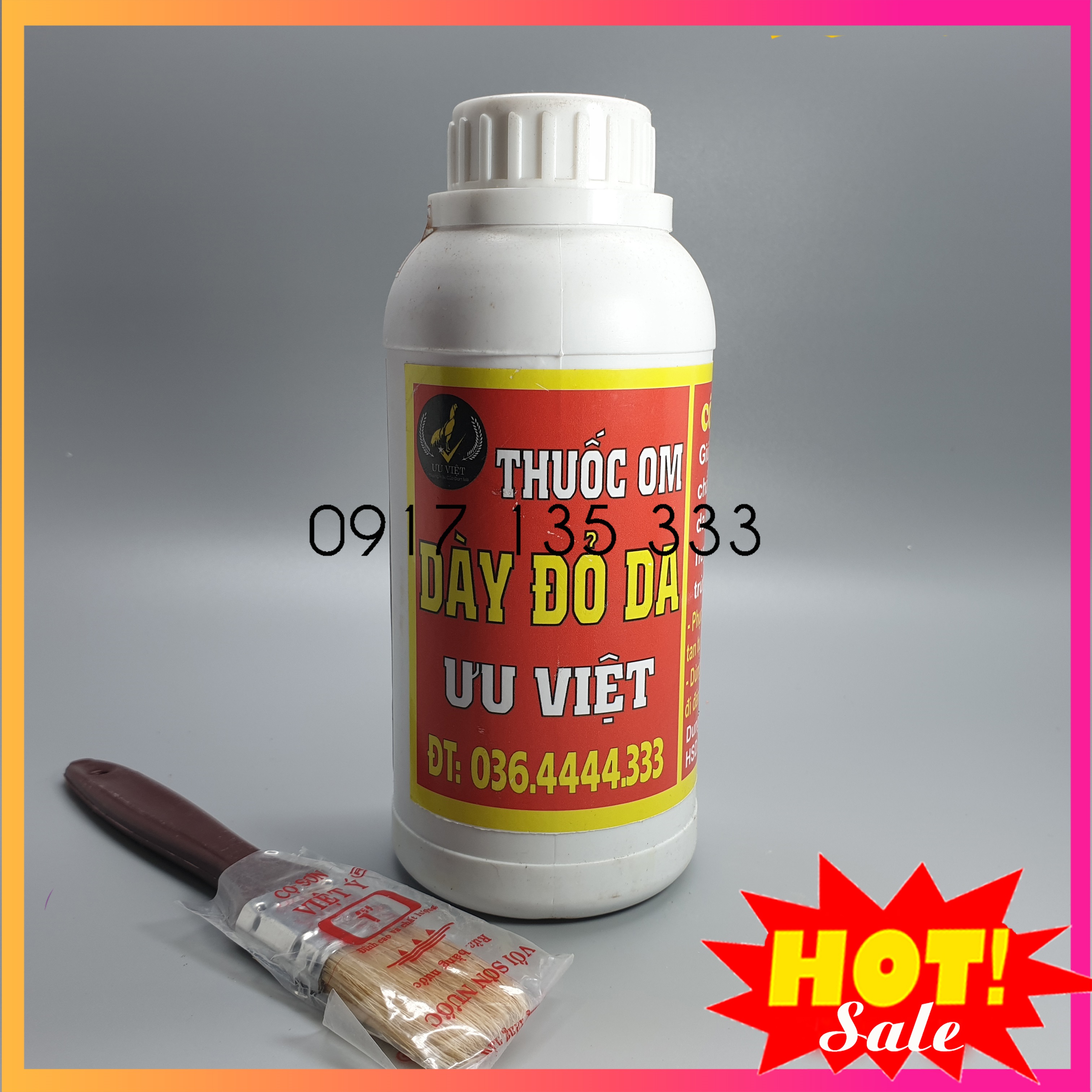 Om, Dày Đỏ Da Cho Gà Đá Hiệu Ưu Việt