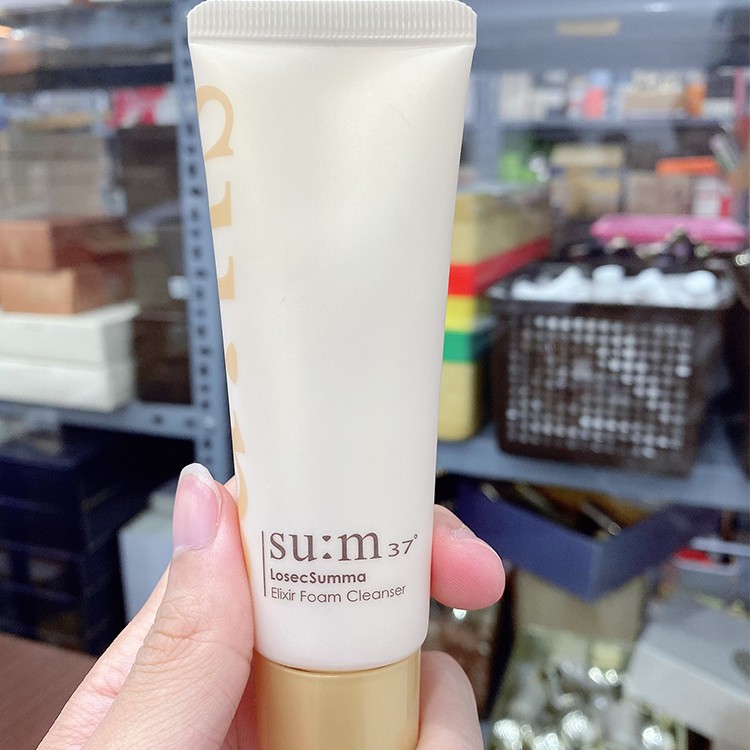 Nước rửa Chén Tinh chất Trà Xanh sum37 losecsumma elixir foam cleanser 40ml