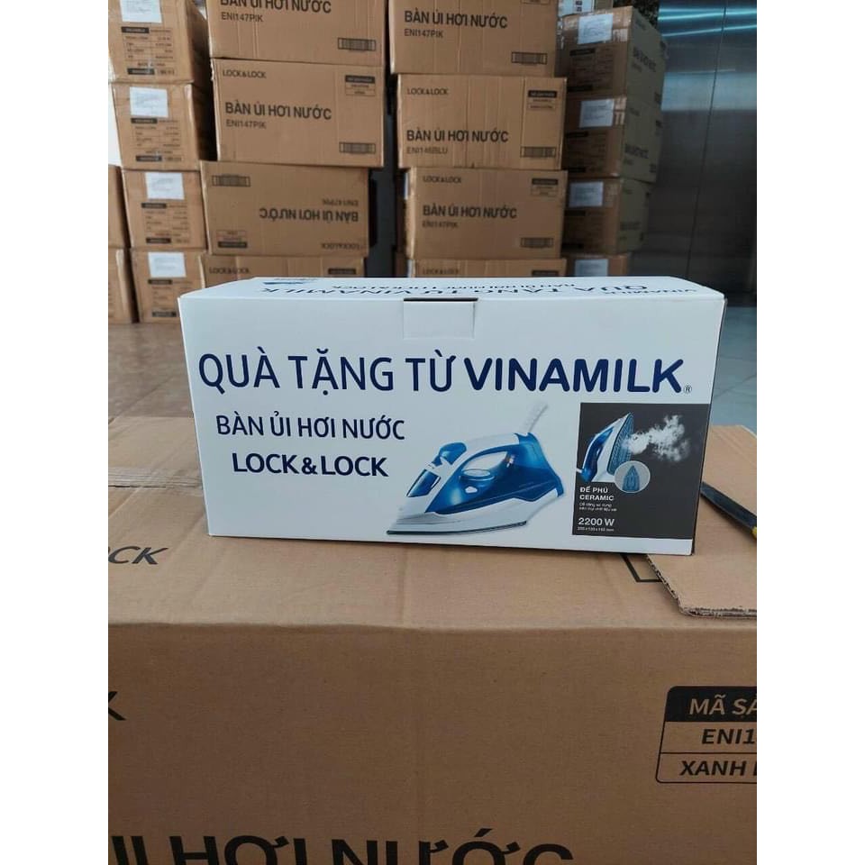 Bàn ủi hơi nước Lock&Lock Hkm Vinamilk