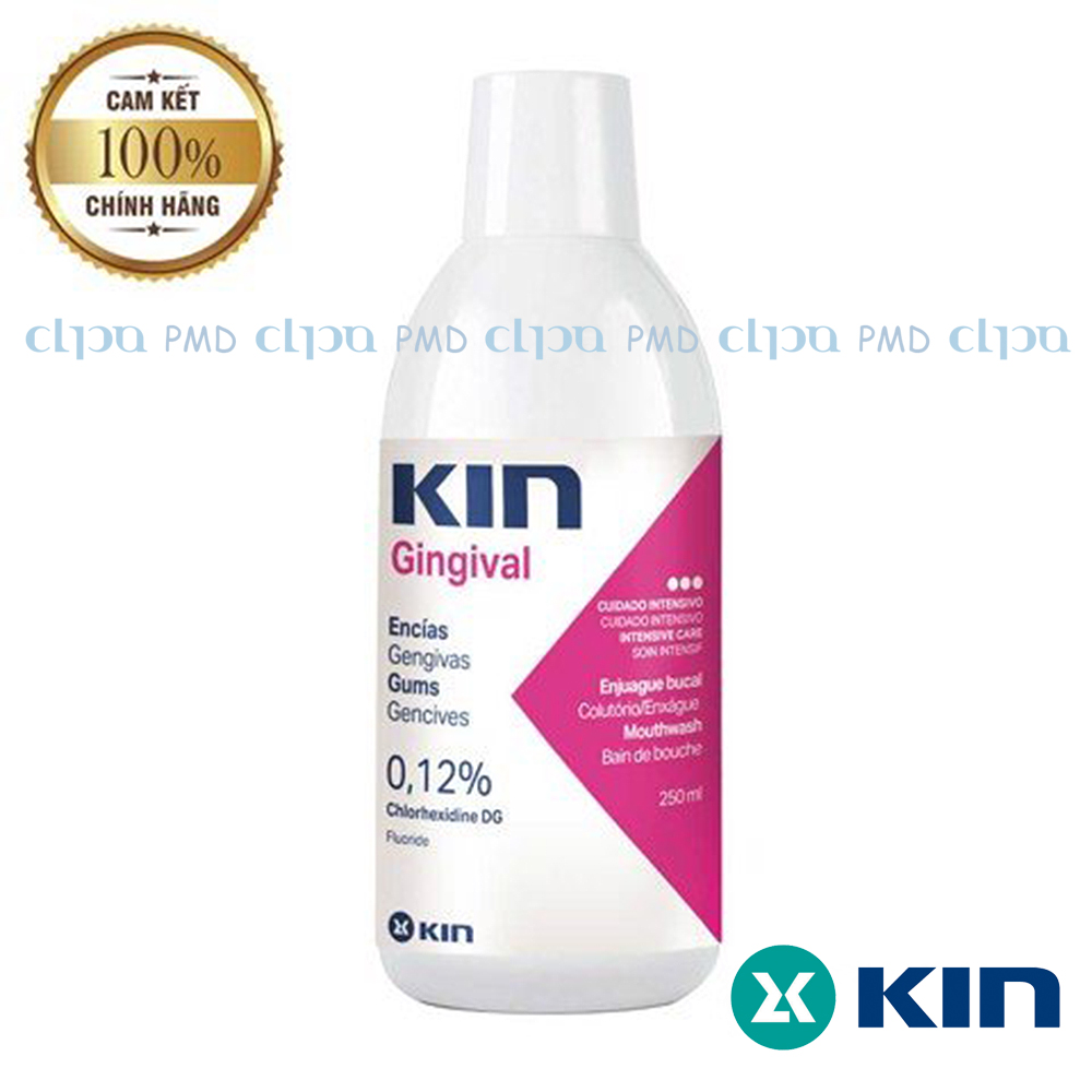 DUNG DỊCH SÚC MIỆNG - SÚC HỌNG 0.12% CHLORHEXIDINE KIN GINGIVAL