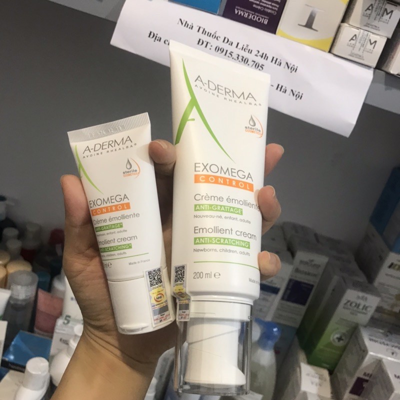 Kem dưỡng Aderma exomega control cream A-derma