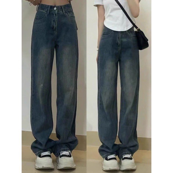 Quần jeans nữ ống rộng cạp cao - 247store - quanjeanq900_p0k43