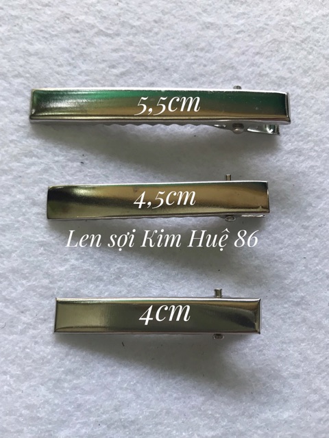 Phôi kẹp tóc cá sấu (gói 5 cái)