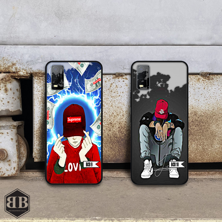 Ốp lưng kính cường lực Vivo Y3S hình nam tính