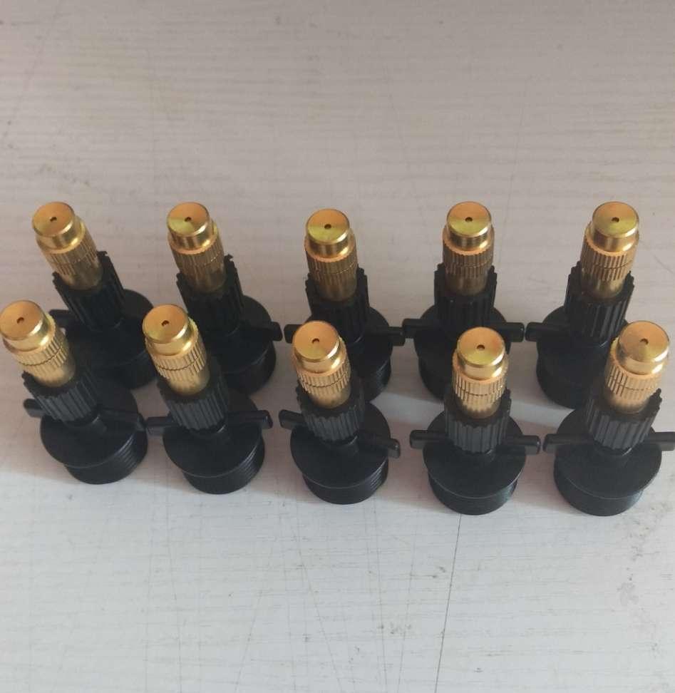 Combo 10 bec phun sương đồng chân ren 21mm