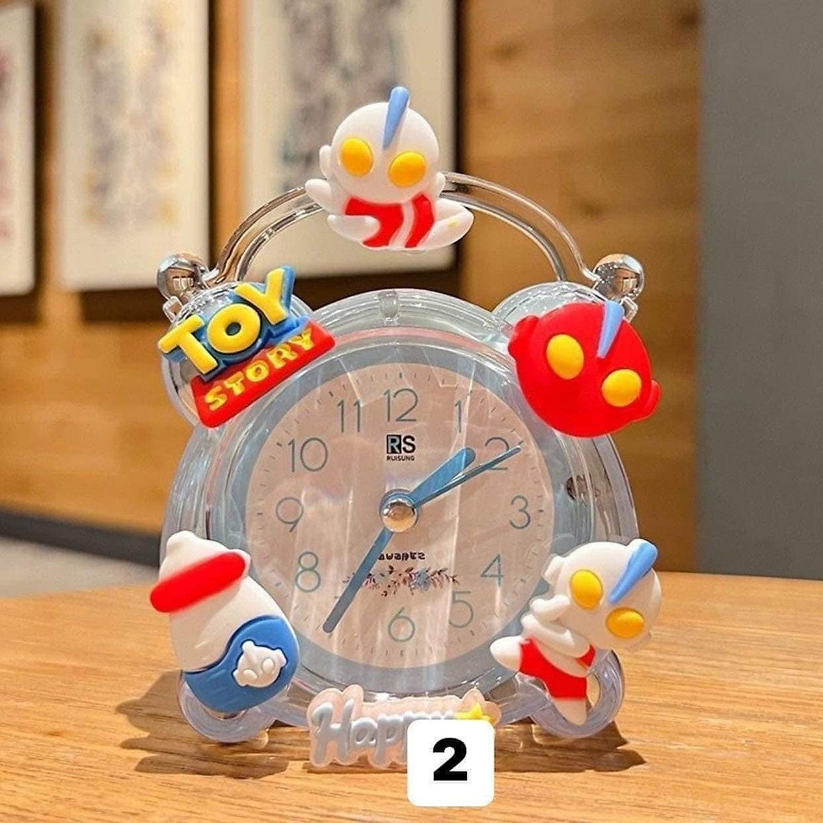 Đồng hồ báo thức hình thú dễ thương-HT