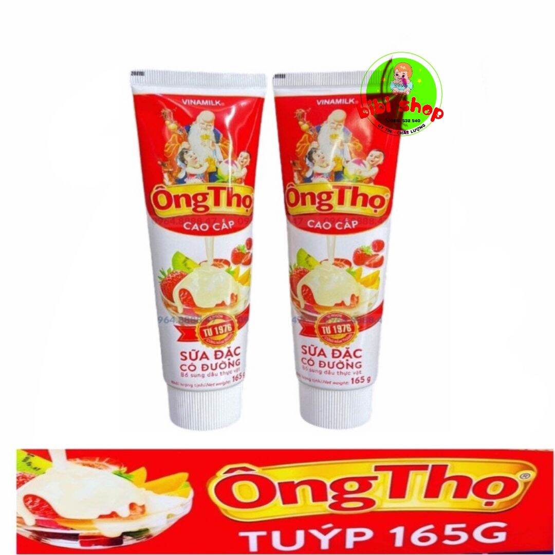 [HCM]Sữa đặc có đường dạng tuýt ông thọ đỏ tiện lợi