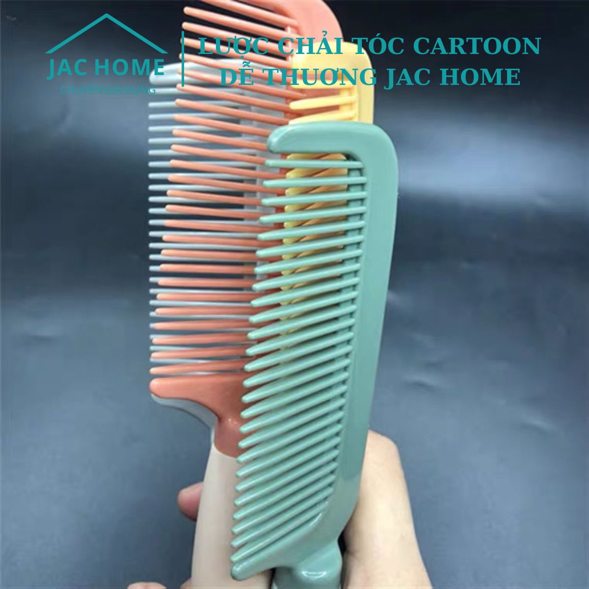 [FREESHIP] Lược chải tóc hoạt hình dễ thương JacHome