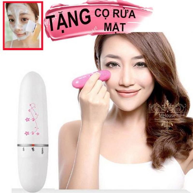 Máy làm giảm thâm quầng mắt, xóa nhăn. Tặng 1 Cọ rửa mặt Hàn Quốc sạch bụi bẩn lổ chân lông. Cọ đánh phấn trang điểm
