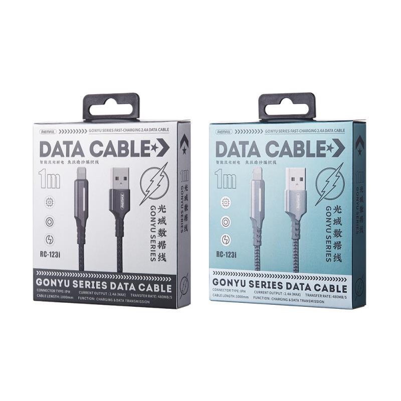 Cáp Sạc Tự Ngắt Cho iPhone 5/6/7/8/X, 11/12/13 Mini/Pro/ProMax - Cáp Sạc Có Đèn Báo Hoco DU05, Remax Tự Ngắt Khi Pin Đầy Thông Minh