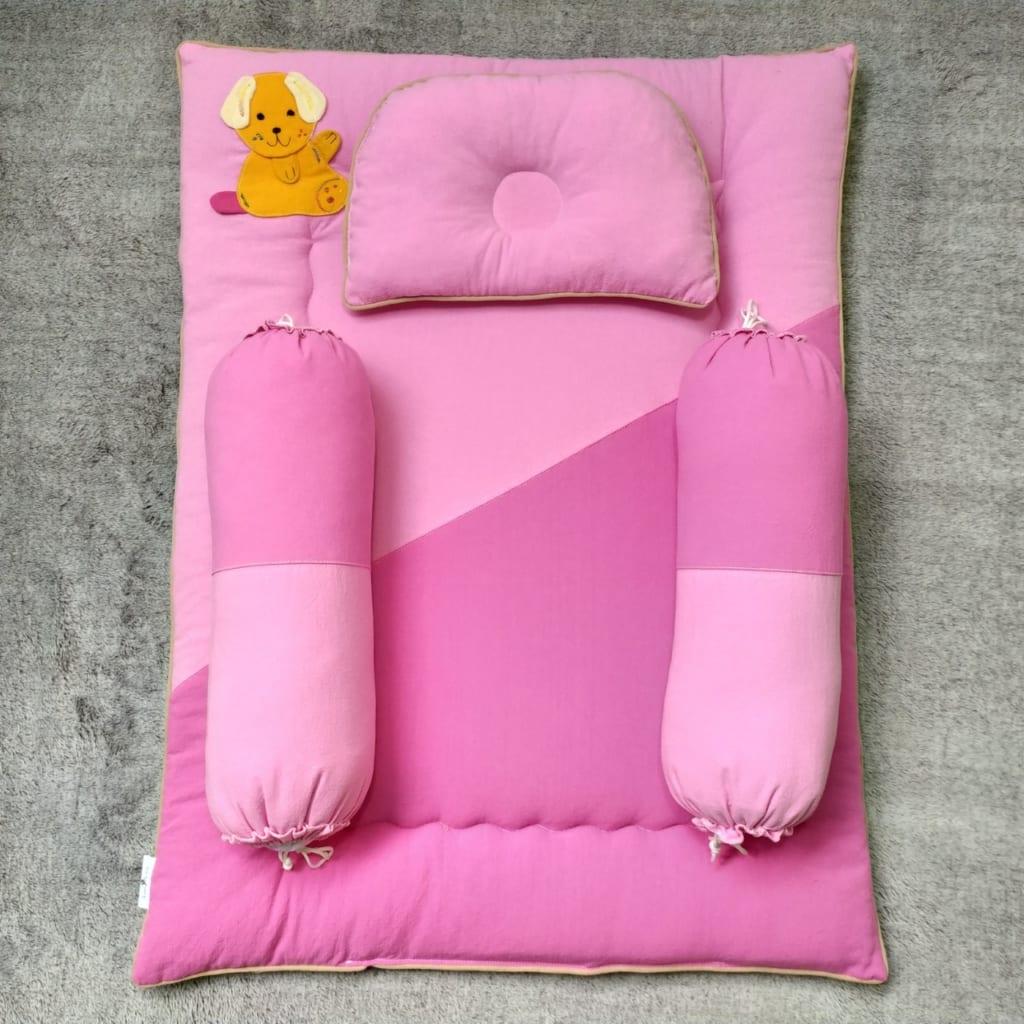 Bộ nệm gối sơ sinh kim home Cara (Cho em bé từ 0-18m)