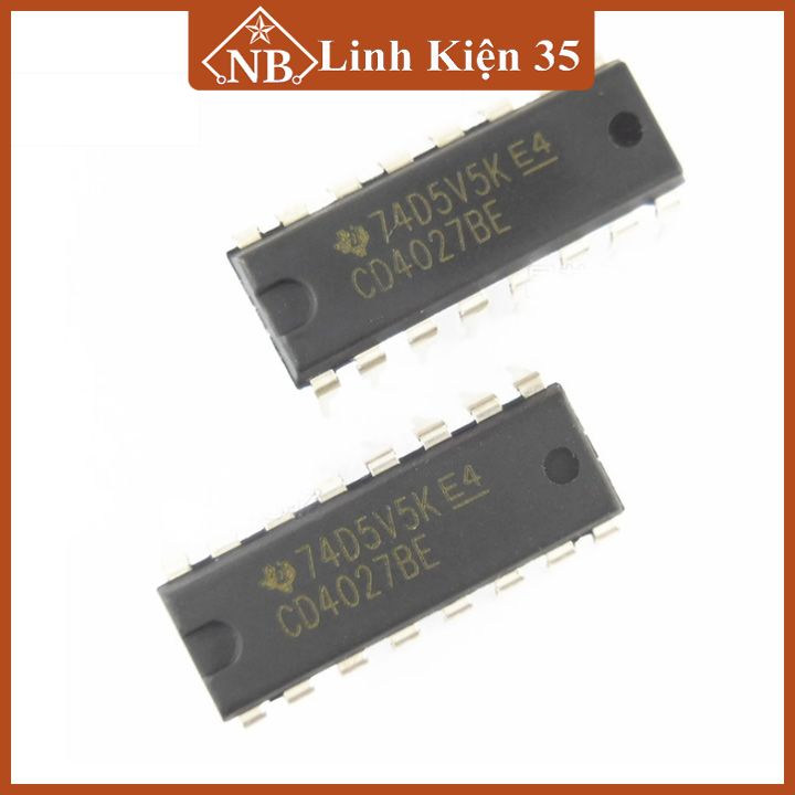 IC CD4027BE DIP16 16 chân cắm