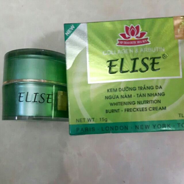 Kem elise trắng da, ngừa nám, tàn nhang 15g