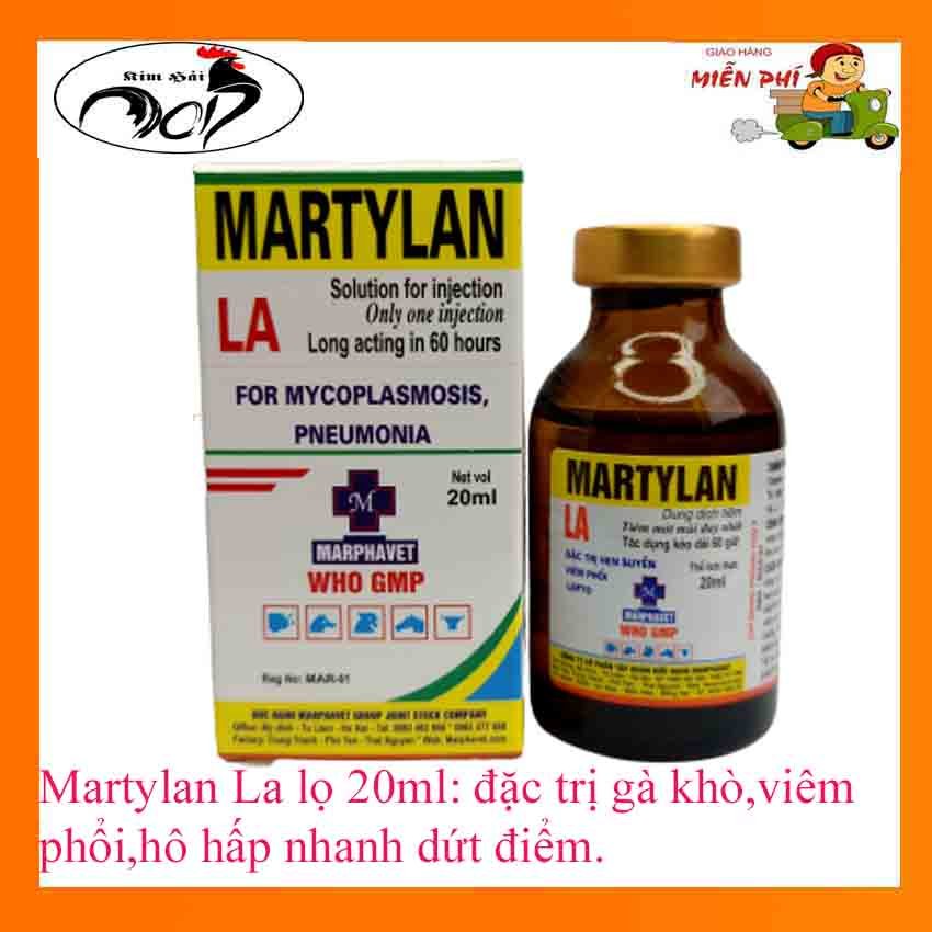 Martylan-lọ 20ml-đ.ặ.c t.r.ị khò khè,viêm phổi cho gà đá.
