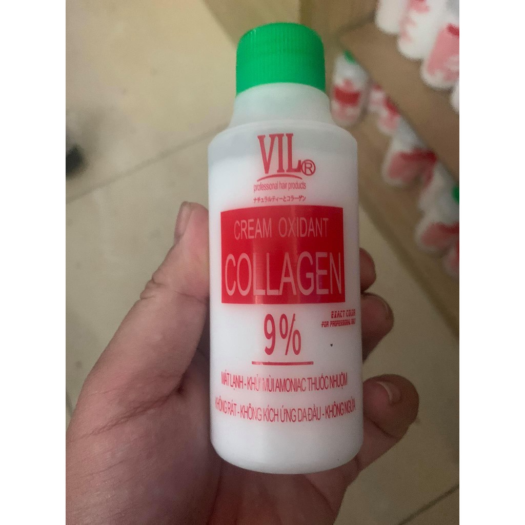 Oxy dung dịch trợ nhuộm vil chai nhỏ 100ml
