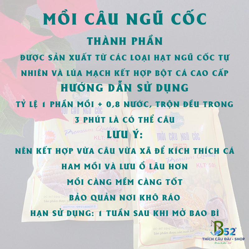 Mồi B52 Ngũ Cốc